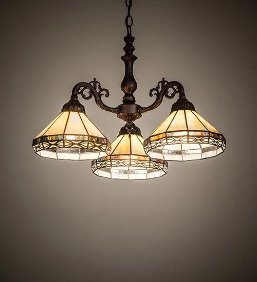 24" Wide Crestwood 3 Light Chandelier