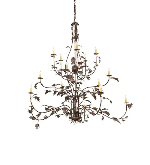 The Meyda Tiffany - Oak Leaf by Meyda Lighting - Image 2