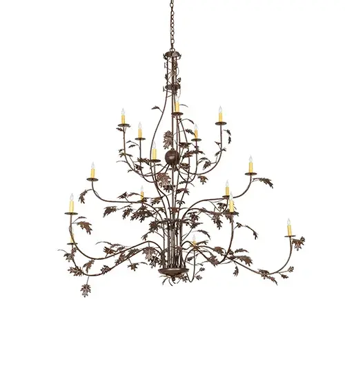 The Meyda Tiffany - Oak Leaf by Meyda Lighting - Image 3