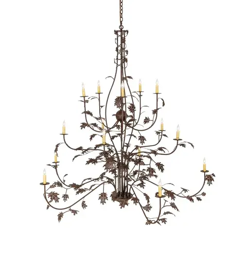 The Meyda Tiffany - Oak Leaf by Meyda Lighting - Image 5