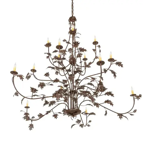 The Meyda Tiffany - Oak Leaf by Meyda Lighting - Image 6