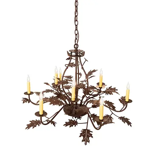 The Meyda Tiffany - Oak Leaf by Meyda Lighting - Image 4