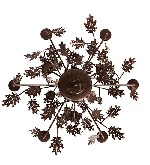 The Meyda Tiffany - Oak Leaf by Meyda Lighting - Image 7