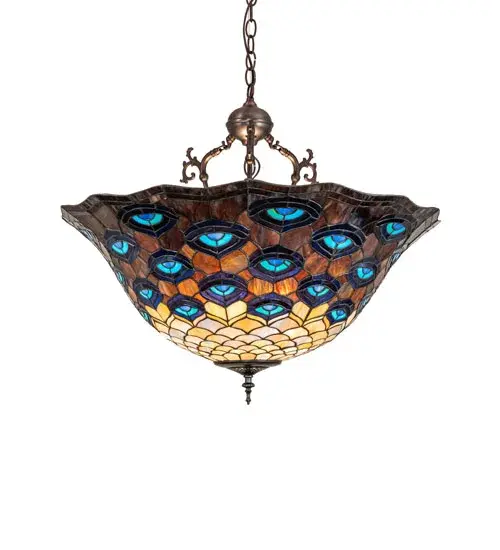 The Meyda Tiffany - Tiffany Peacock Feather by Meyda Lighting - Image 2