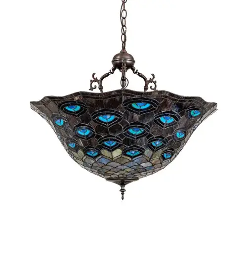 The Meyda Tiffany - Tiffany Peacock Feather by Meyda Lighting - Image 3