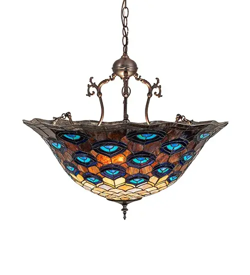 The Meyda Tiffany - Tiffany Peacock Feather by Meyda Lighting - Image 5