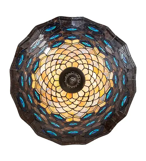 The Meyda Tiffany - Tiffany Peacock Feather by Meyda Lighting - Image 7