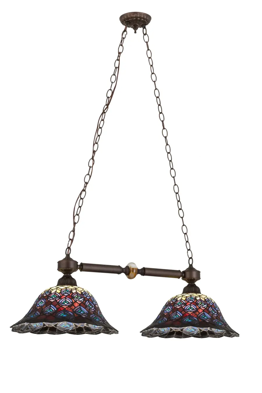 The Tiffany Peacock Feather by Meyda Lighting - Image 1