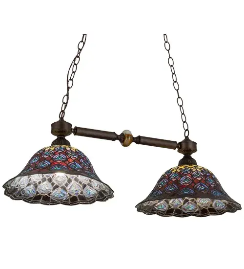 The Tiffany Peacock Feather by Meyda Lighting - Image 6