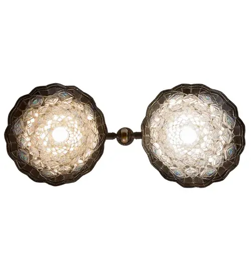 The Tiffany Peacock Feather by Meyda Lighting - Image 7