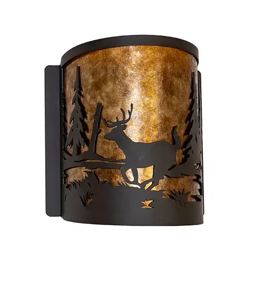 The Meyda Tiffany - Deer At Lake by Meyda Lighting - Image 3