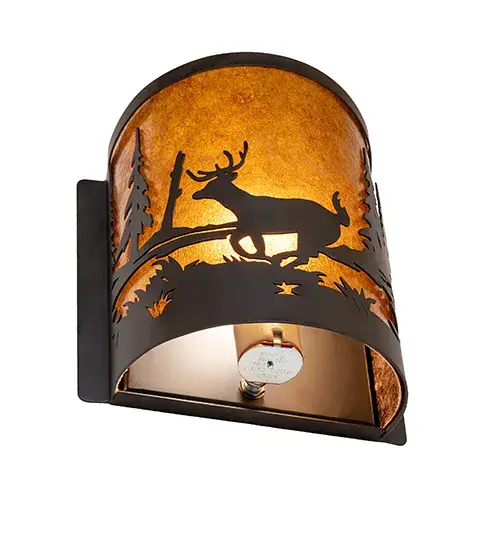 The Meyda Tiffany - Deer At Lake by Meyda Lighting - Image 6