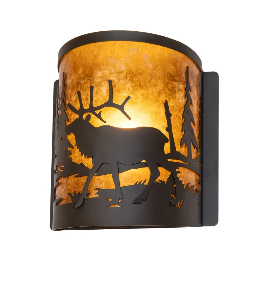 The Meyda Tiffany - Elk At Lake by Meyda Lighting - Image 1