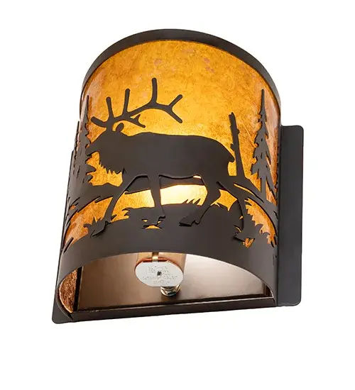 The Meyda Tiffany - Elk At Lake by Meyda Lighting - Image 6