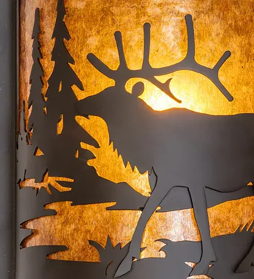 The Meyda Tiffany - Elk At Lake by Meyda Lighting - Image 9