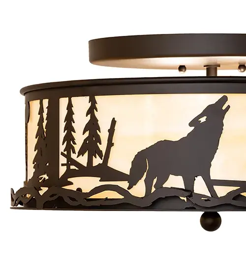 The Wolf on the Loose by Meyda Lighting - Image 7
