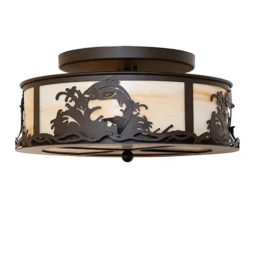 The Leaping Trout by Meyda Lighting - Image 3
