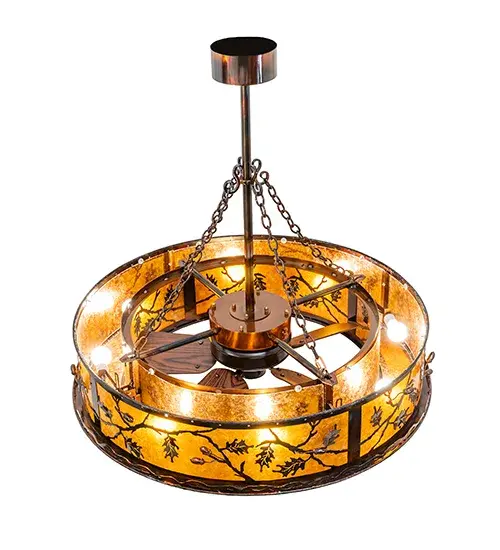 The Meyda Tiffany - Oak Leaf & Acorn by Meyda Lighting - Image 4