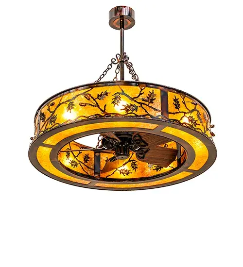 The Meyda Tiffany - Oak Leaf & Acorn by Meyda Lighting - Image 6