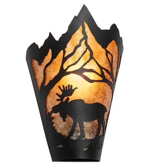 The Meyda Tiffany - Moose At Dawn by Meyda Lighting - Image 2