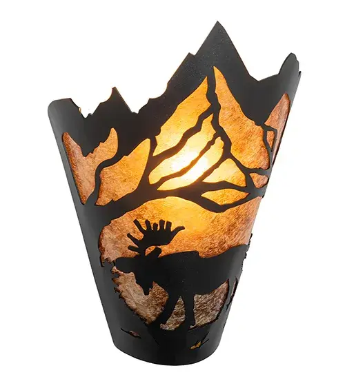 The Meyda Tiffany - Moose At Dawn by Meyda Lighting - Image 4