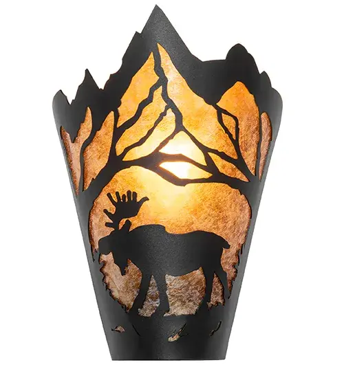 The Meyda Tiffany - Moose At Dawn by Meyda Lighting - Image 5