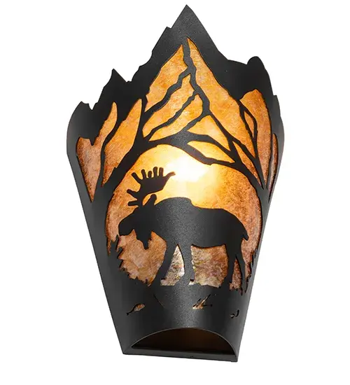 The Meyda Tiffany - Moose At Dawn by Meyda Lighting - Image 6