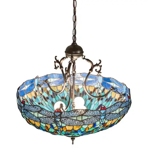 The Tiffany Hanging Head Dragonfly by Meyda Lighting - Image 4
