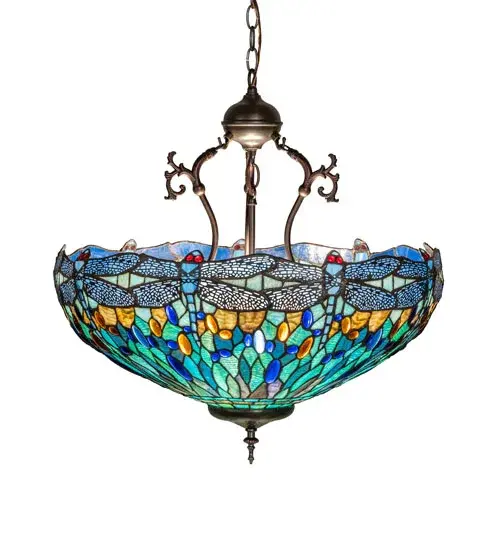 The Tiffany Hanging Head Dragonfly by Meyda Lighting - Image 5