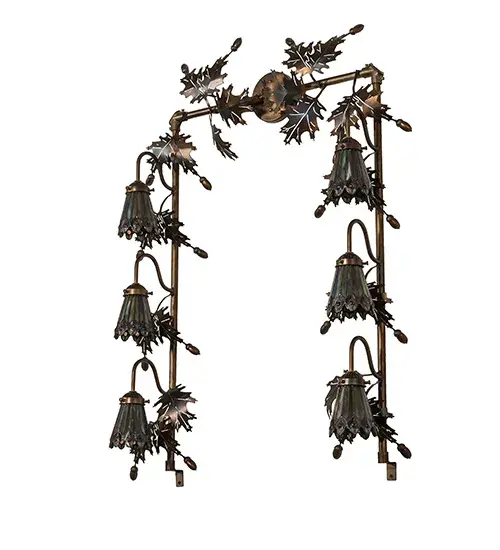The Tiffany Jeweled Peacock by Meyda Lighting - Image 3