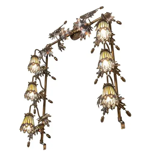The Tiffany Jeweled Peacock by Meyda Lighting - Image 6