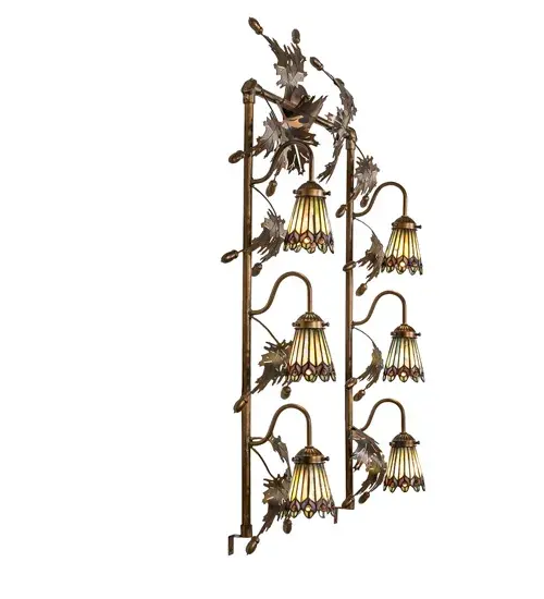 The Tiffany Jeweled Peacock by Meyda Lighting - Image 8