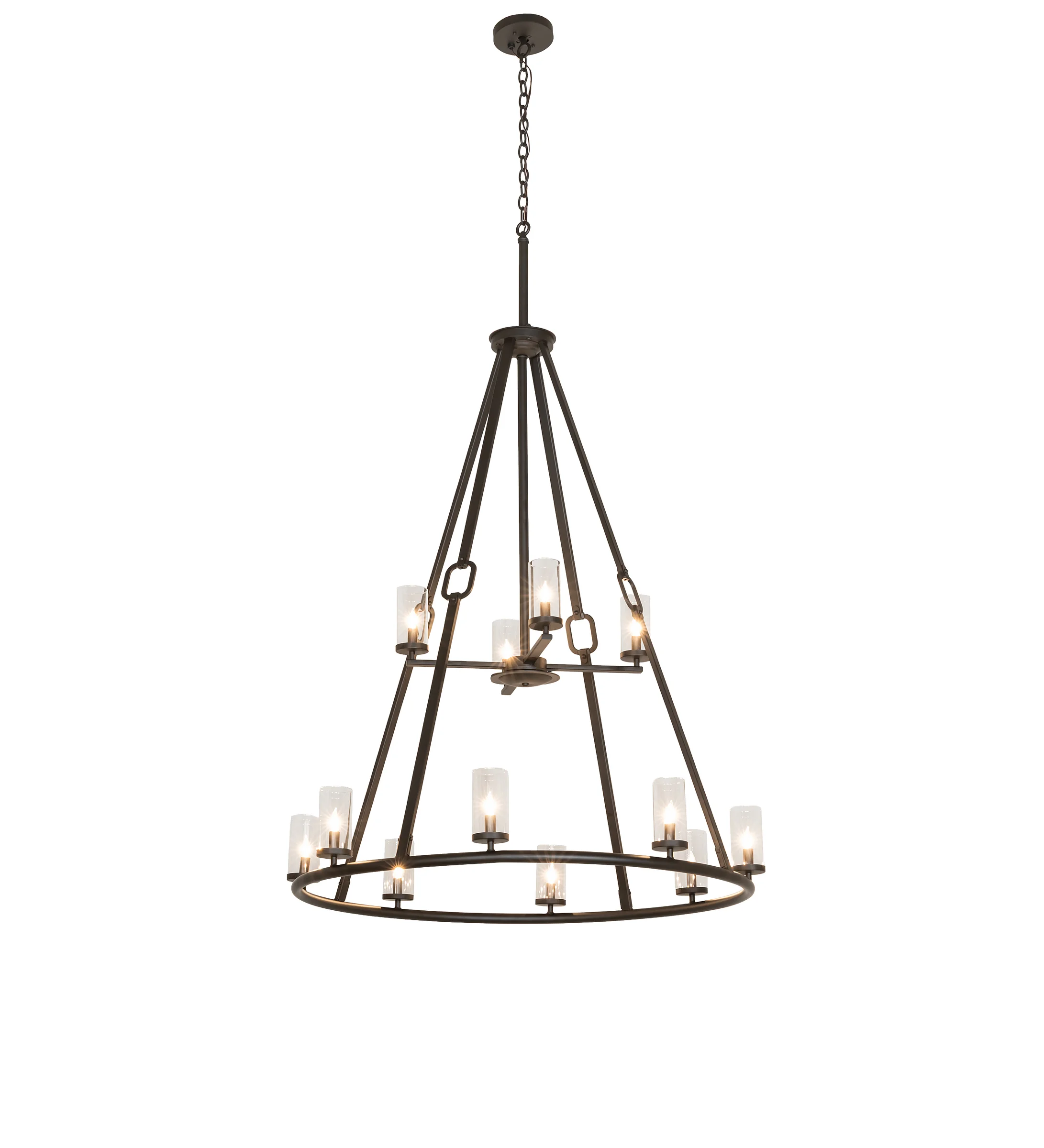 Loxley 12 Light Chandelier in Oil Rubbed Bronze