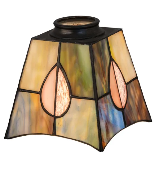 5"Sq Mackintosh Leaf Shade