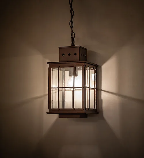 8" Square Pontrefract Lantern Mini Pendant