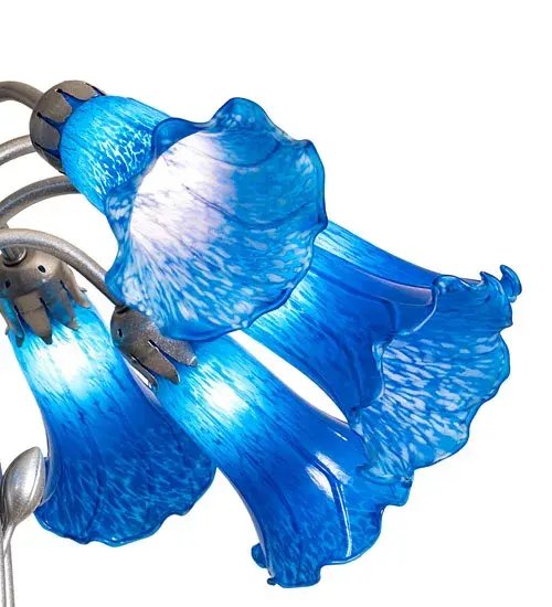 The Meyda Tiffany - Blue Tiffany Pond Lily by Meyda Lighting - Image 8