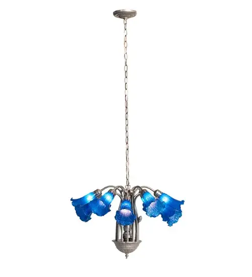 The Meyda Tiffany - Blue Tiffany Pond Lily by Meyda Lighting - Image 10
