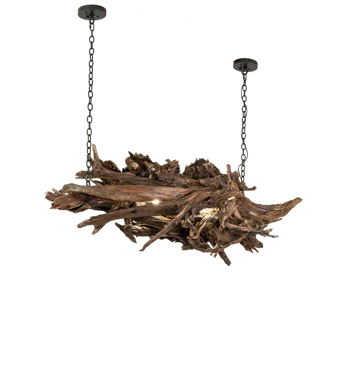 Driftwood LED Pendant in Solar Black