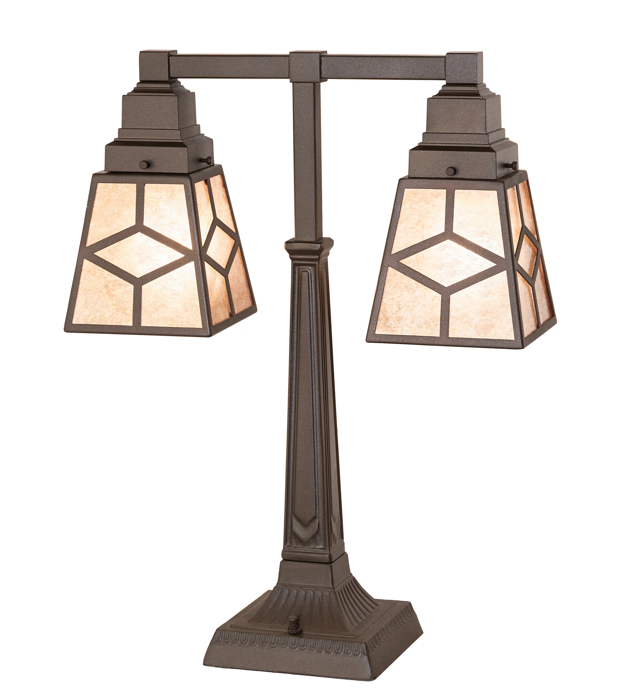 Diamond Two Light Table Lamp in Oil Rubbed Bronze Oil Rubbed Bronze