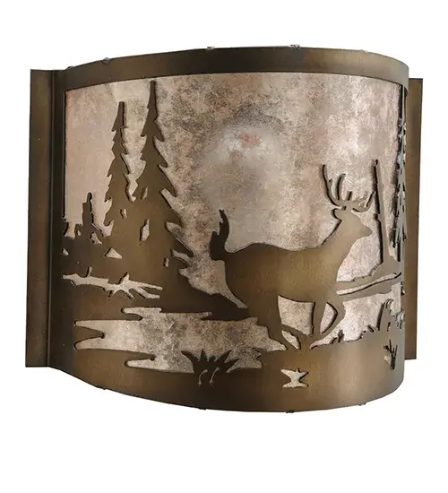 The Meyda Tiffany - Deer At Lake by Meyda Lighting - Image 3
