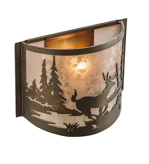 The Meyda Tiffany - Deer At Lake by Meyda Lighting - Image 4