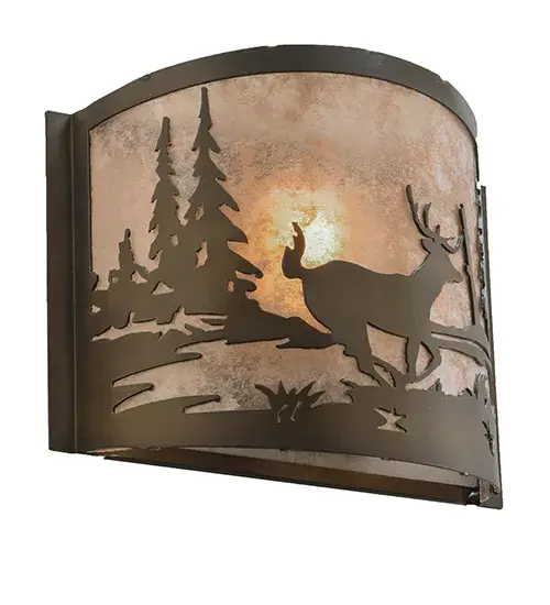 The Meyda Tiffany - Deer At Lake by Meyda Lighting - Image 5