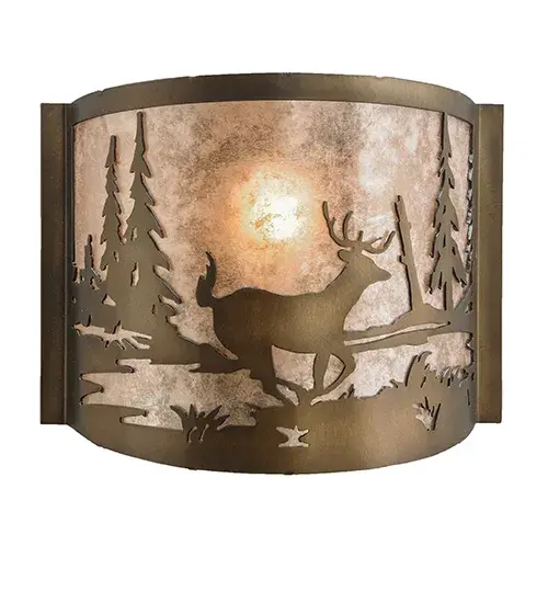 The Meyda Tiffany - Deer At Lake by Meyda Lighting - Image 6