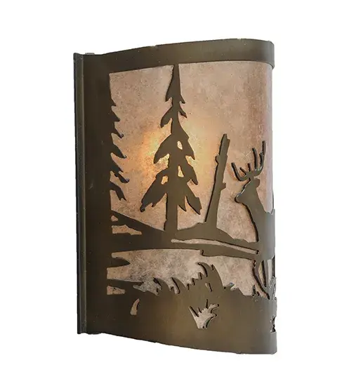 The Meyda Tiffany - Deer At Lake by Meyda Lighting - Image 8