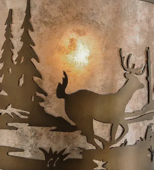 The Meyda Tiffany - Deer At Lake by Meyda Lighting - Image 9