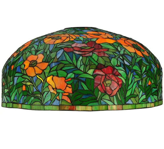 26" Wide Tiffany Poppy Shade