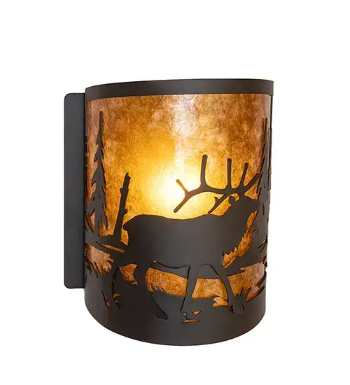 The Meyda Tiffany - Elk At Lake by Meyda Lighting - Image 4