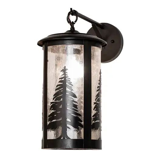 Every Meyda Tiffany item is a unique handcrafted work of art. Natural variations in the wide array of materials that we use to create each Meyda product make every item a masterpiece of its own. Photographs are a general representation of the product. Colors and designs will vary. Collection: Fulton Finish: Black Patina Glass: Clear Seeded Glass Width: 8.00" Height: 16.25" Length: 15.00" Weight: 8.00 lb Number of Bulbs: 1 Maximum Wattage: 60.00 W Bulb Type: A19 Bulb Base: E26 Material: Brass Country of Origin: USA Safety Rating: Wet - alternate view