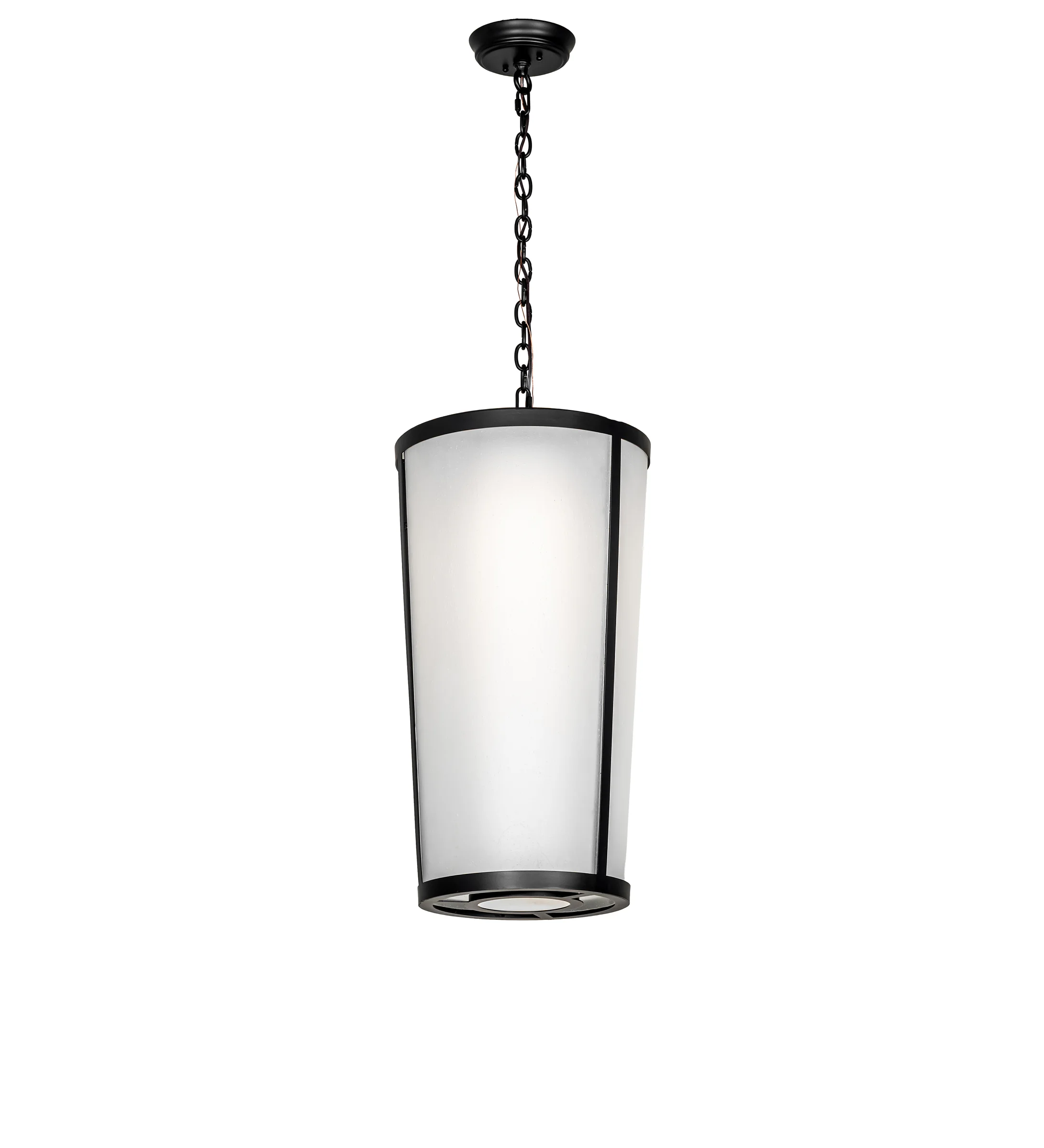 Cilindro LED Pendant in Solar Black