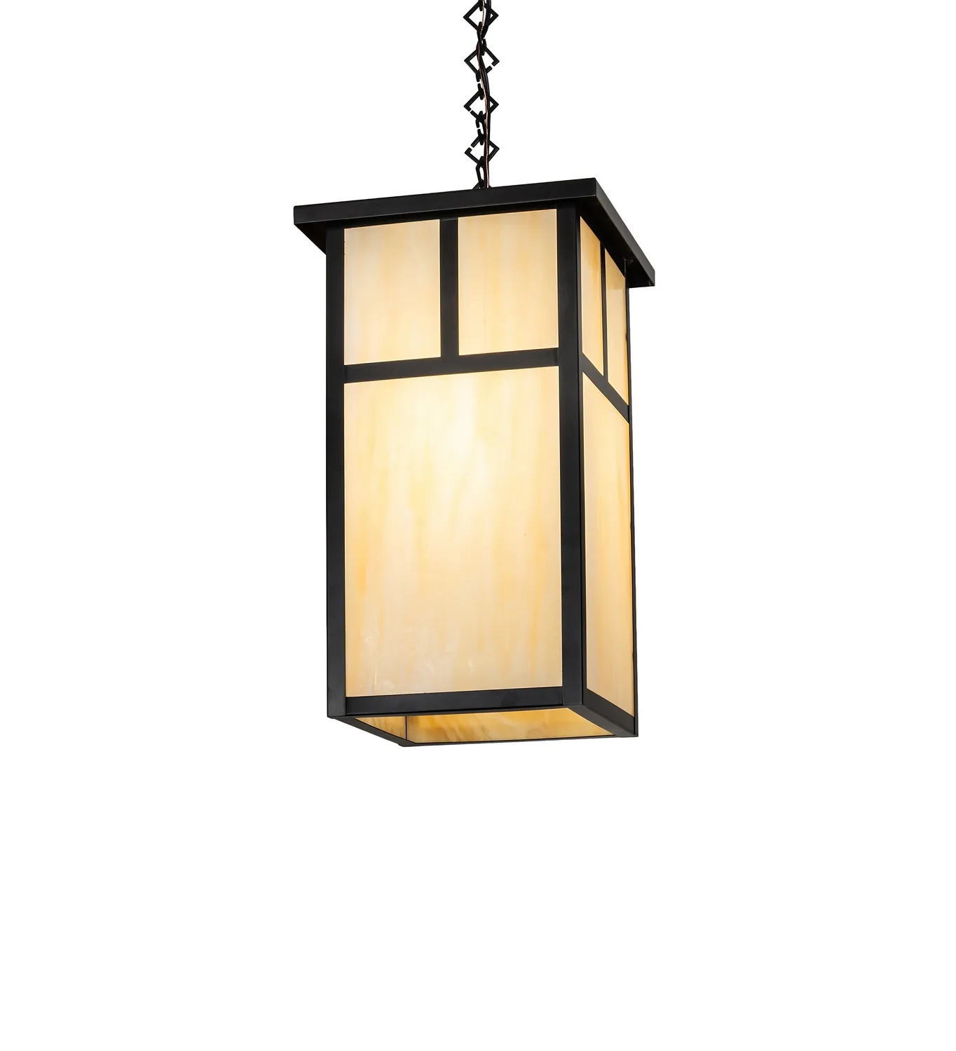 Hyde Park One Light Pendant in Craftsman Brown